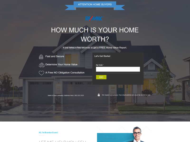 Landing Pages | More Real Estate Leads